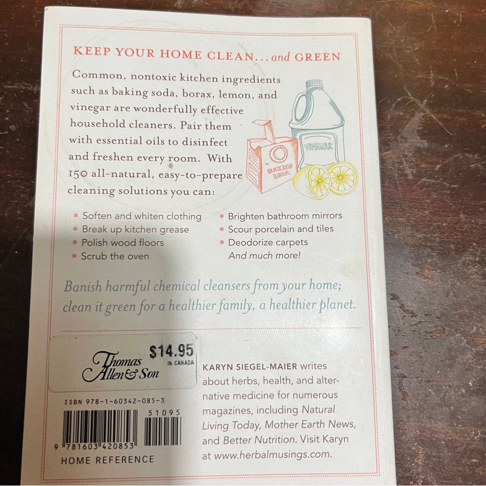 The Naturally Clean Home Book - Picture 2 of 2